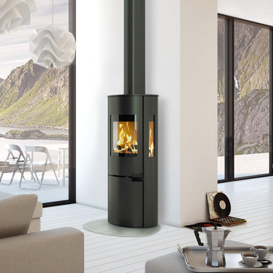 Schiedel Sirius 3.1 stove & Permeter package, house